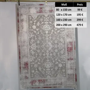 Vintage Teppich Grau Pierre Cardin Opera